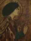 Edward Burne-Jones Annunciazione e Adorazione dei Magi dettaglio 1861
